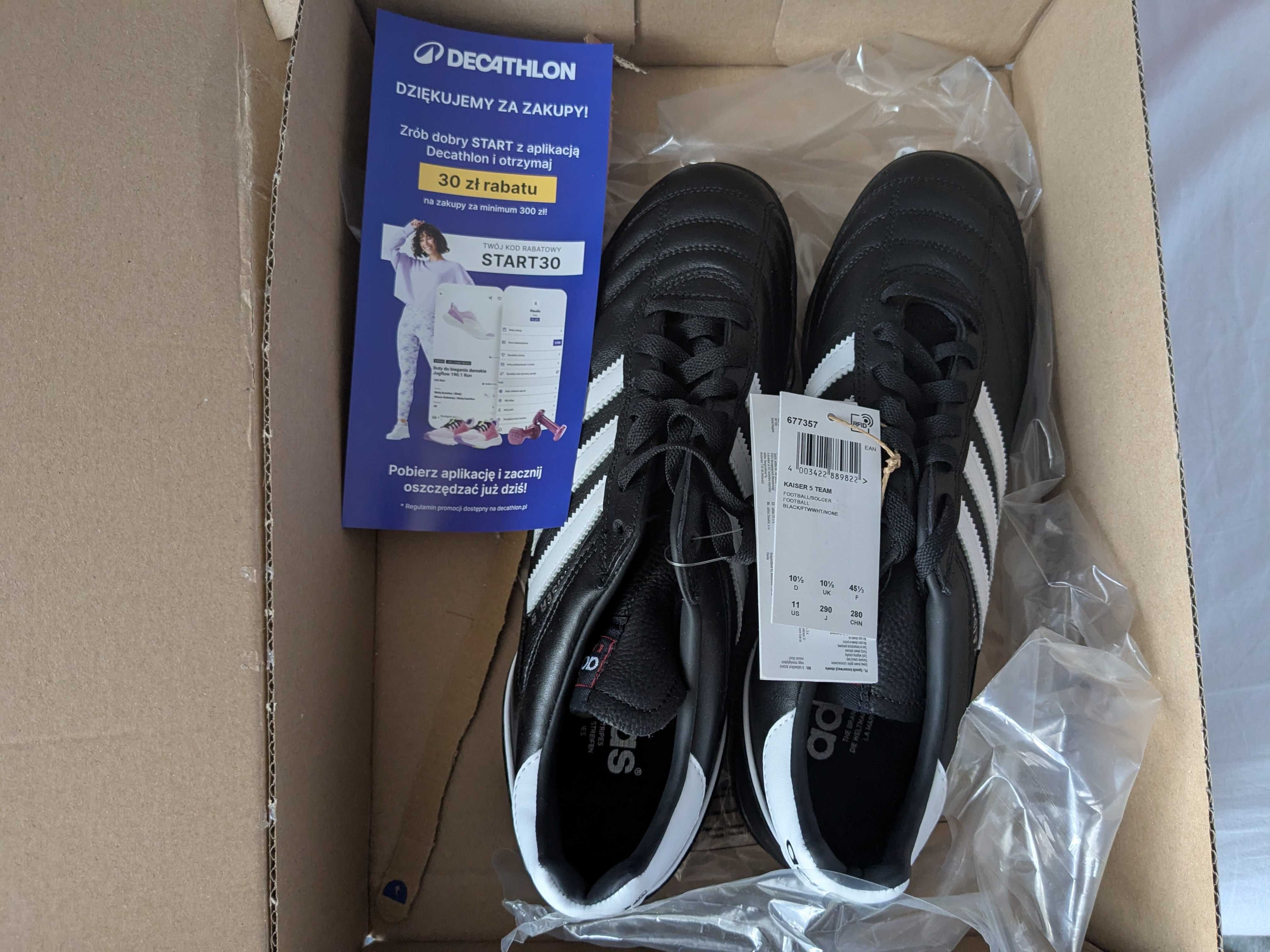 Nowe buty piłkarskie Adidas Kaiser 5 Team r.45 1/3