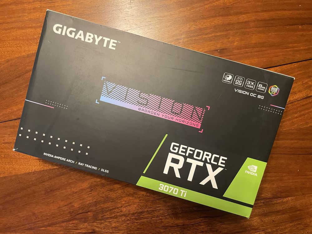 Karta graficzna Geforce RTX 3070Ti vision OC 8G