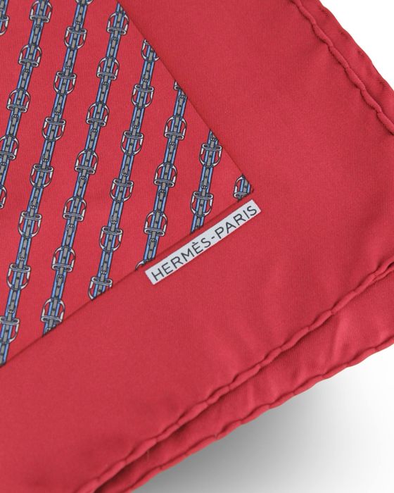 HERMES PARIS Шовкова хустка з малюнком. Оригінал