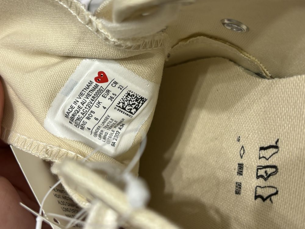 Converse x Comme des Garçons PLAY Chuck 70