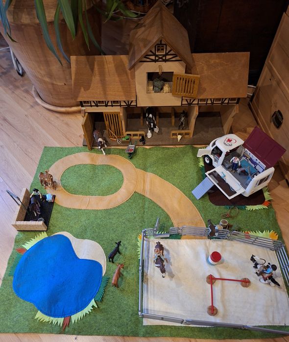 Ranczo Schleich nietypowy zestaw.