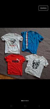 Quiksilver Puma Zara Polo 140 10 lat zestaw koszulek koszulka