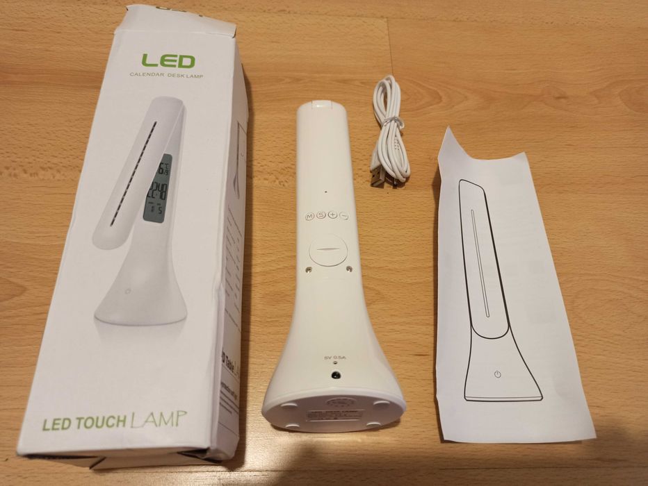 Candeeiro Led touch mesa cabeceira
