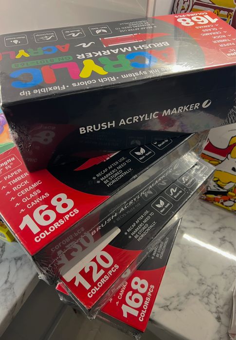 GuangNa АКРИЛОВІ маркери 168шт