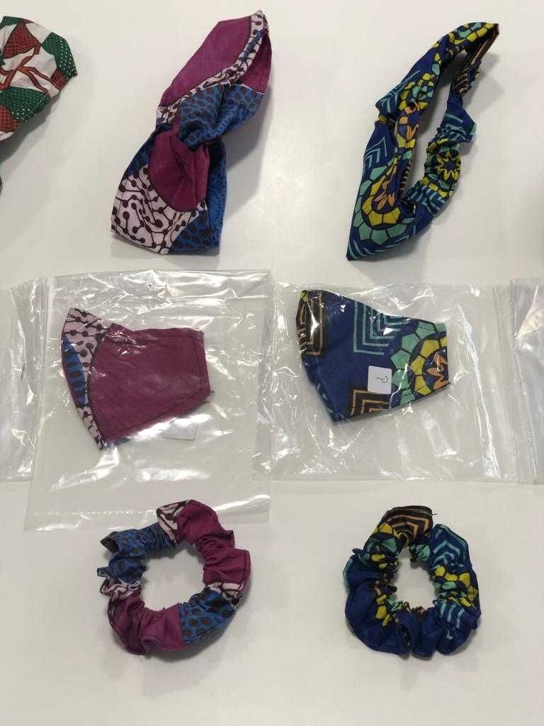 CABO VERDE Scrunchie, Bandelete, Máscara - Acessórios Artesanais de CV