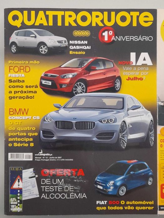 Revistas automóvel Quattroruote