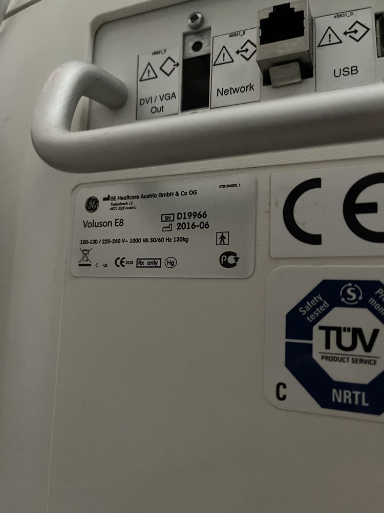 УЗД апарат VOLUSON E8 (SN D19966)