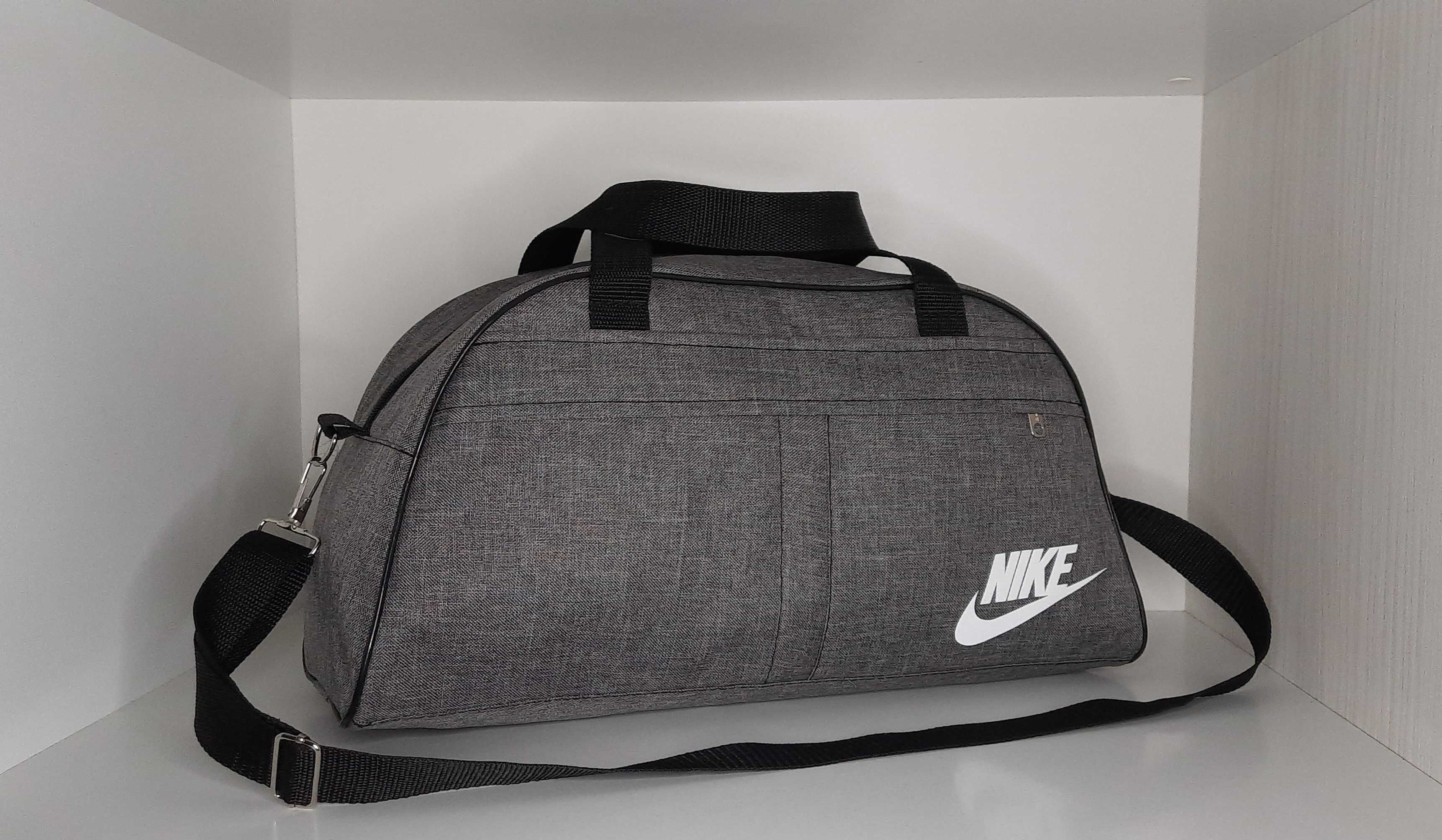 Сумка спортивная Nike цвет серый. Новая.