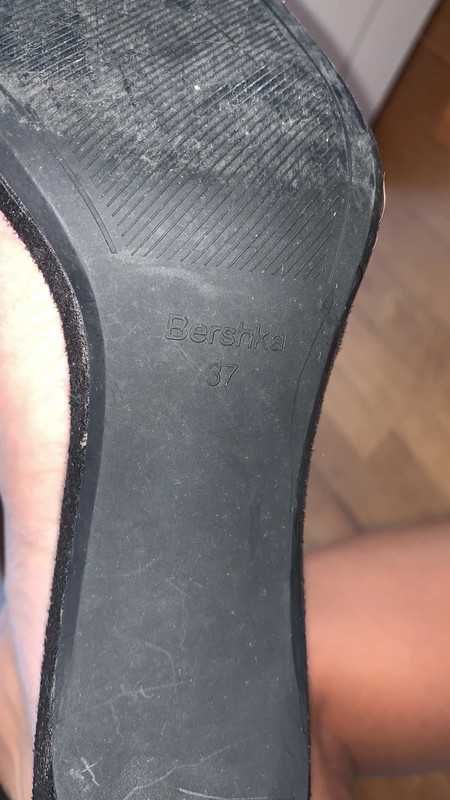 sandalia tacao bershka