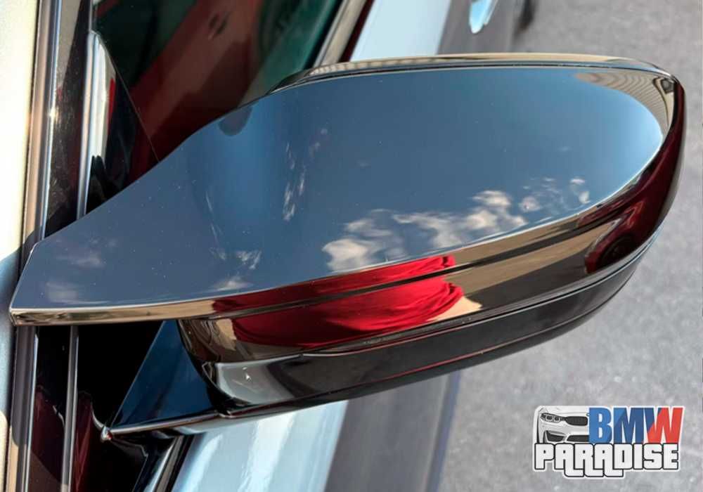 Накладки на боковые зеркала Черный глянец BMW G20 G30 G11 G12 G15 G16