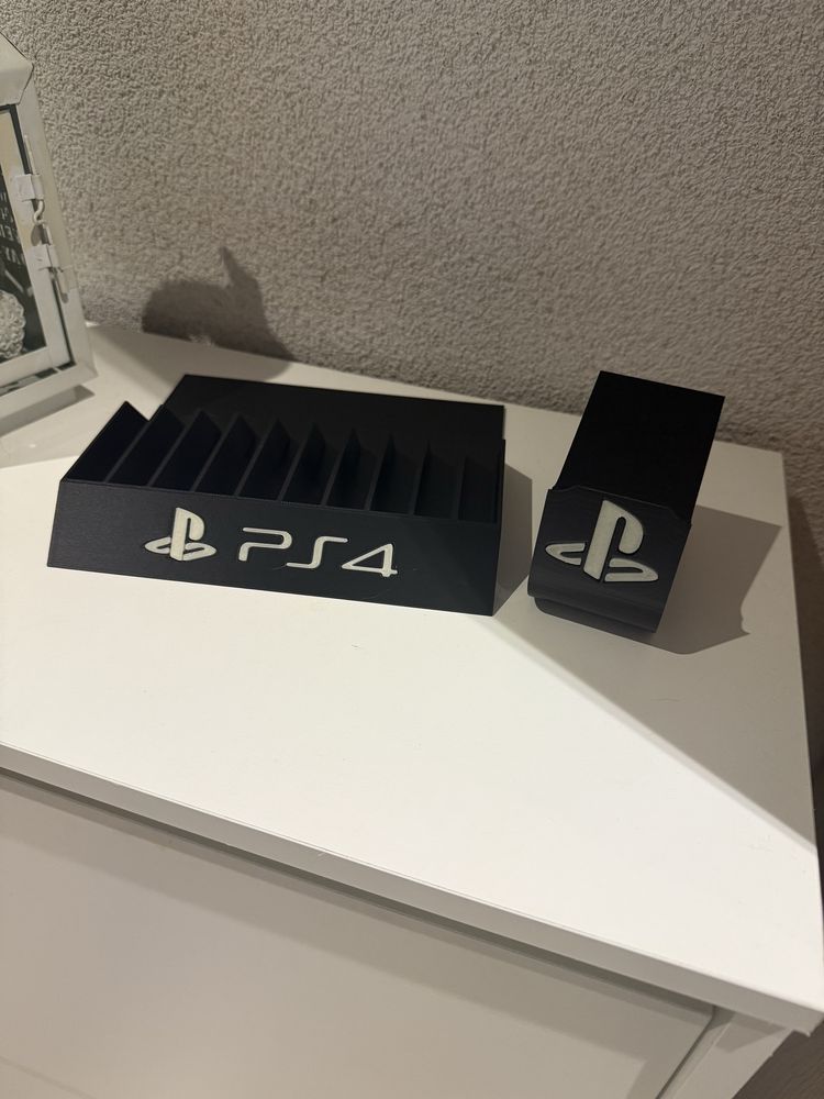 Stojak na Gry i Pady Ps4 Napis Fluorescencyjny