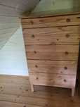 Komoda drewniana Ikea Tarva sosna 5 szuflad 79x40x127cm