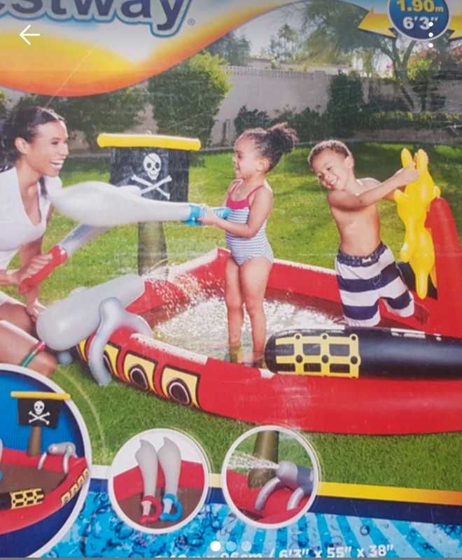 Bestway-basenik piratów 190 x 140 x 96 cm