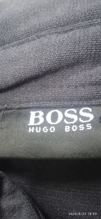 Рубашка-батник, чёрная "Hugo Boss"