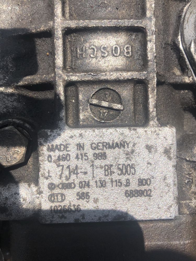 ПНВТ Bosch VW vag