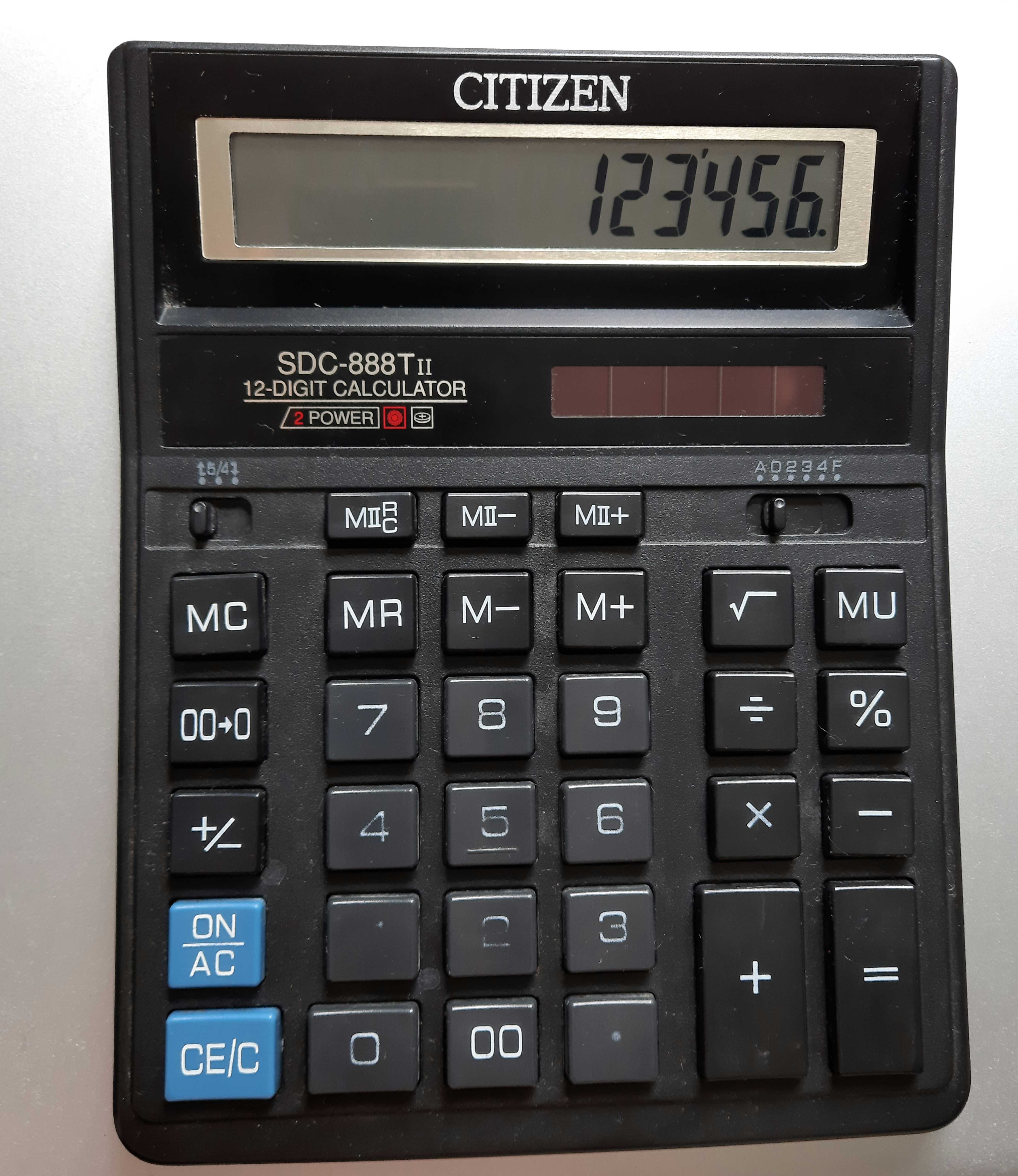 Калькулятор бухгалтерський CiTIZEN SDC-888TII
