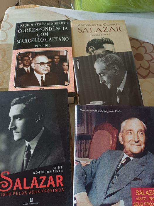 Livros sobre salazar e Marcelo caetano