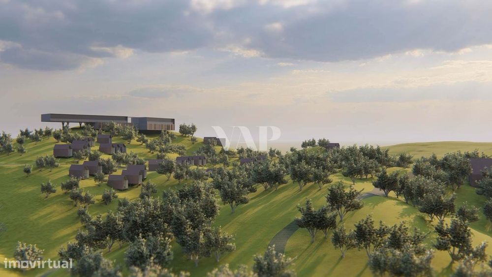 Projeto aprovado para empreendimento de turismo rural num terreno de 8