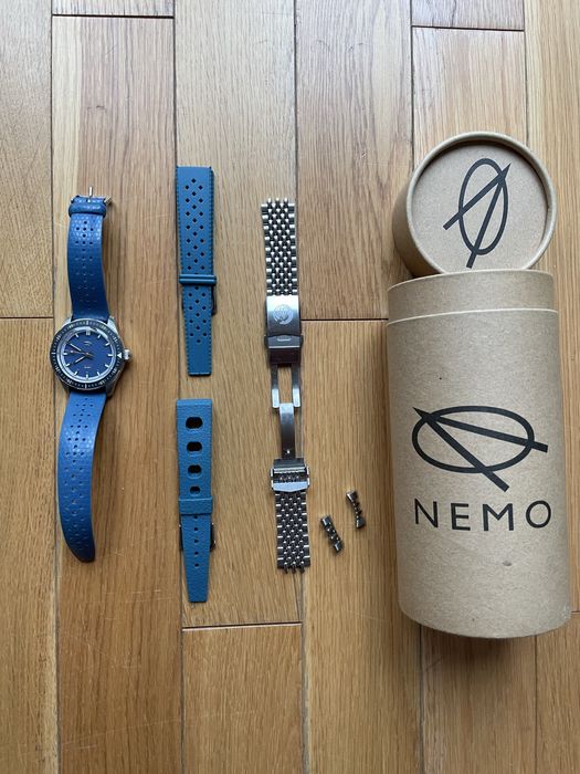 Zegarek microbrand HKED/EMG NEMO miyota 90S5 skin diver 40mm