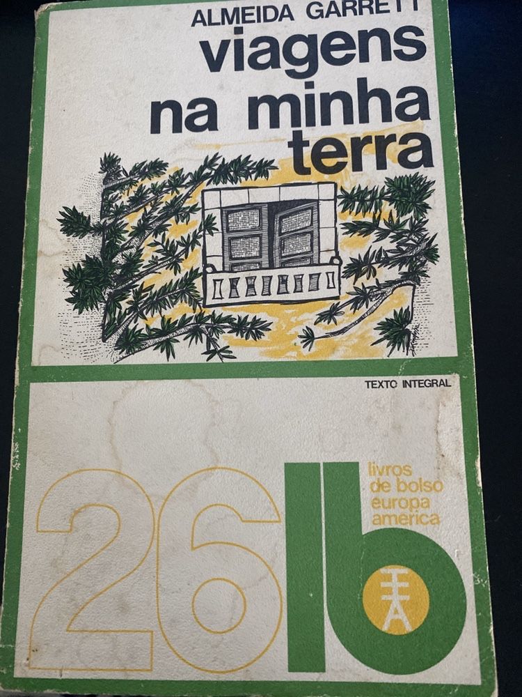 Livro Viagens na minha Terra de Almeida Garret