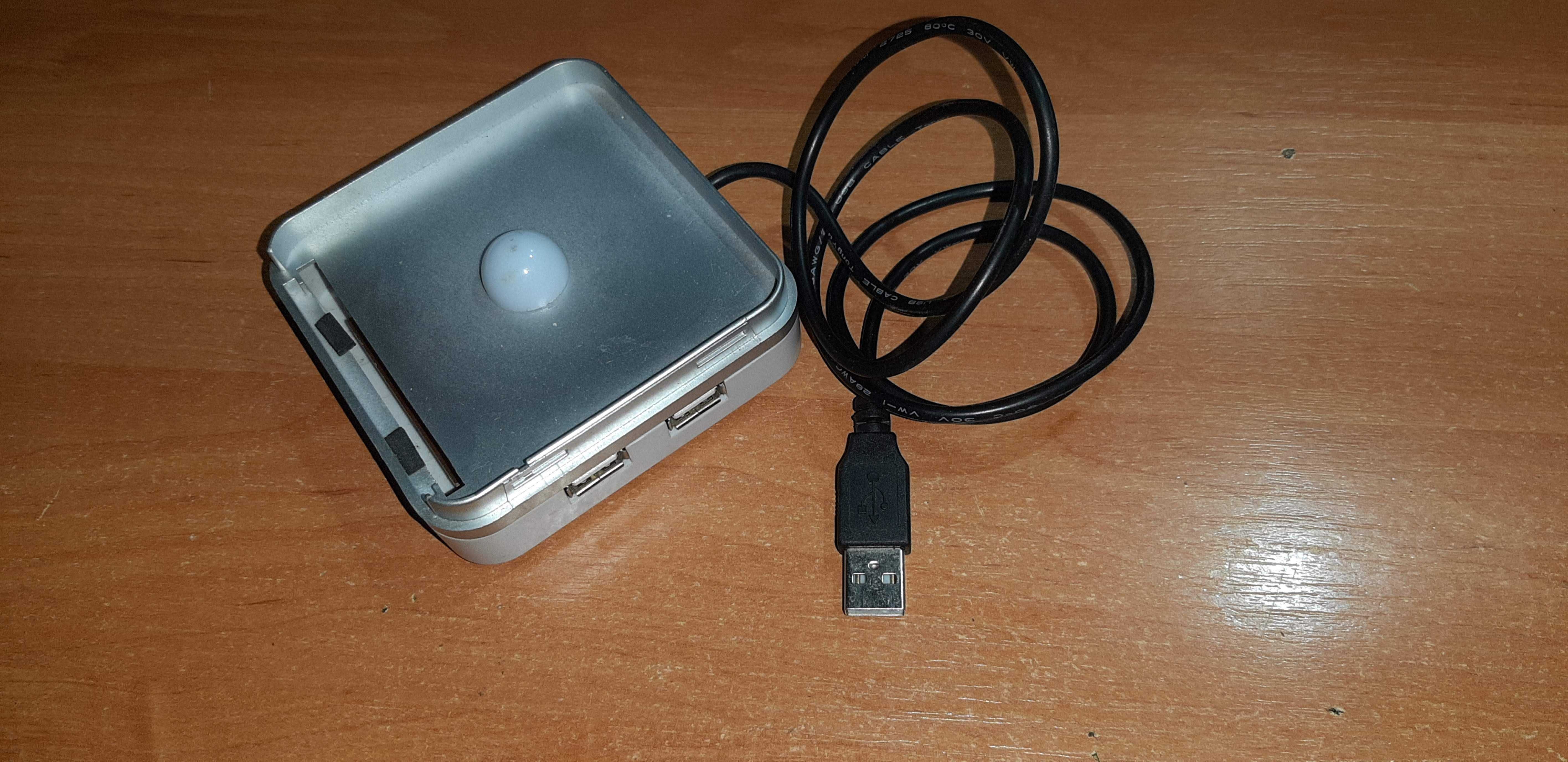 4 Port USB 2.0  Hub Концентратор conrad electronic lm003 LED RGB