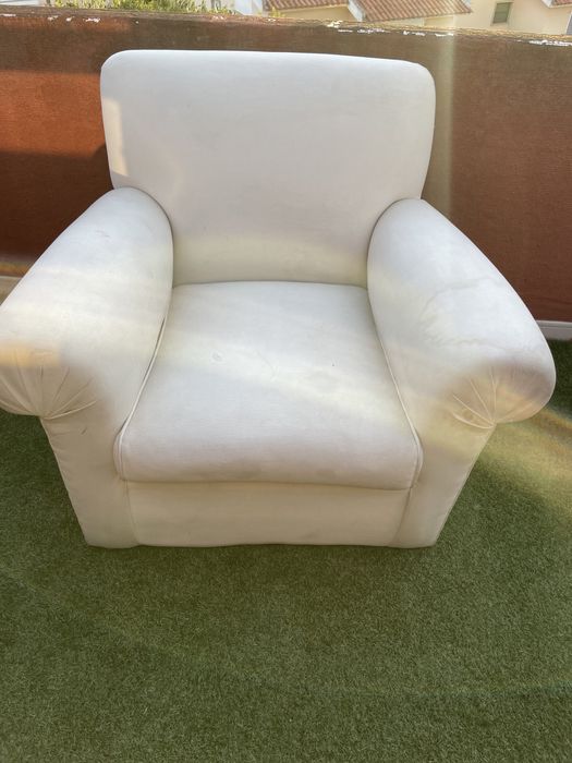 Cadeiras sofa branco