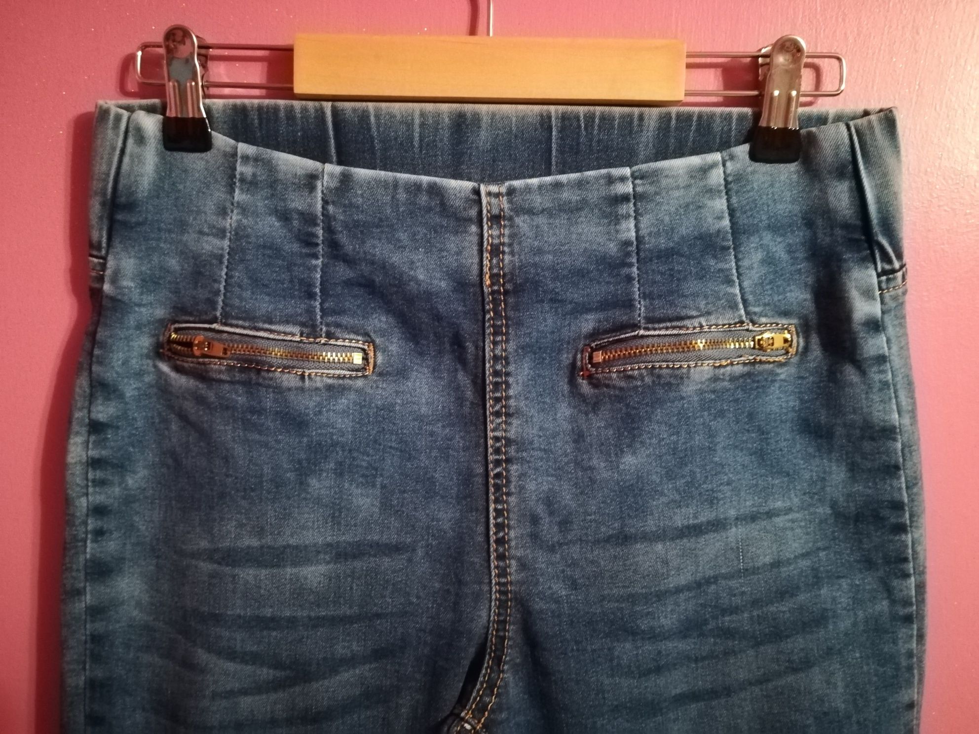 Spodnie damskie M/28 MISS RJ niebieskie jeans