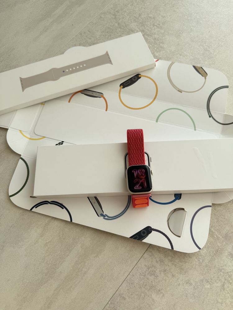 ОРИГІНАЛ Apple Watch 7 41 mm starlight повний комплект