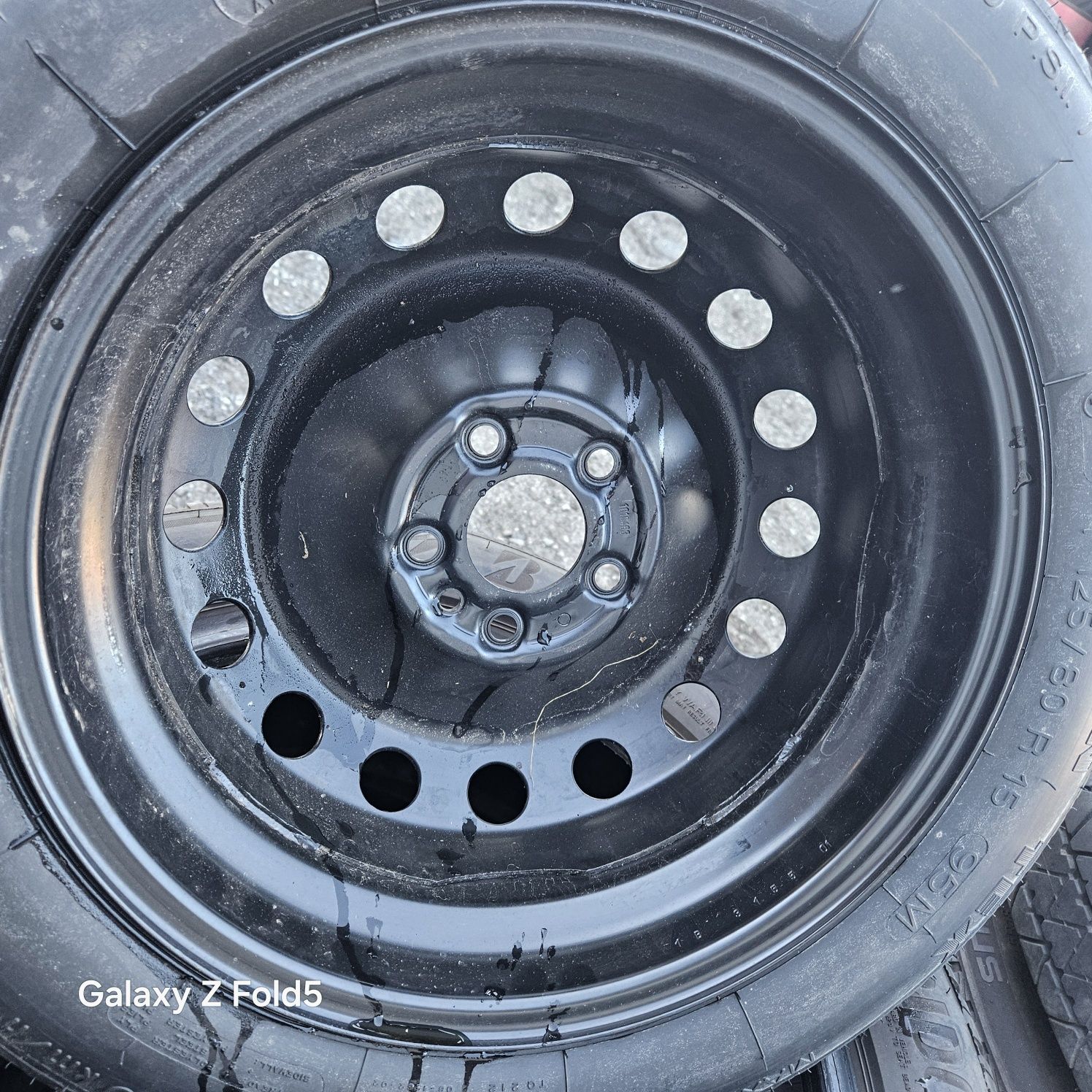 Koło dojazdowe 125/80/15 Fiat Tipo Doblo Opel Combo D AlfaRomeo 5x98