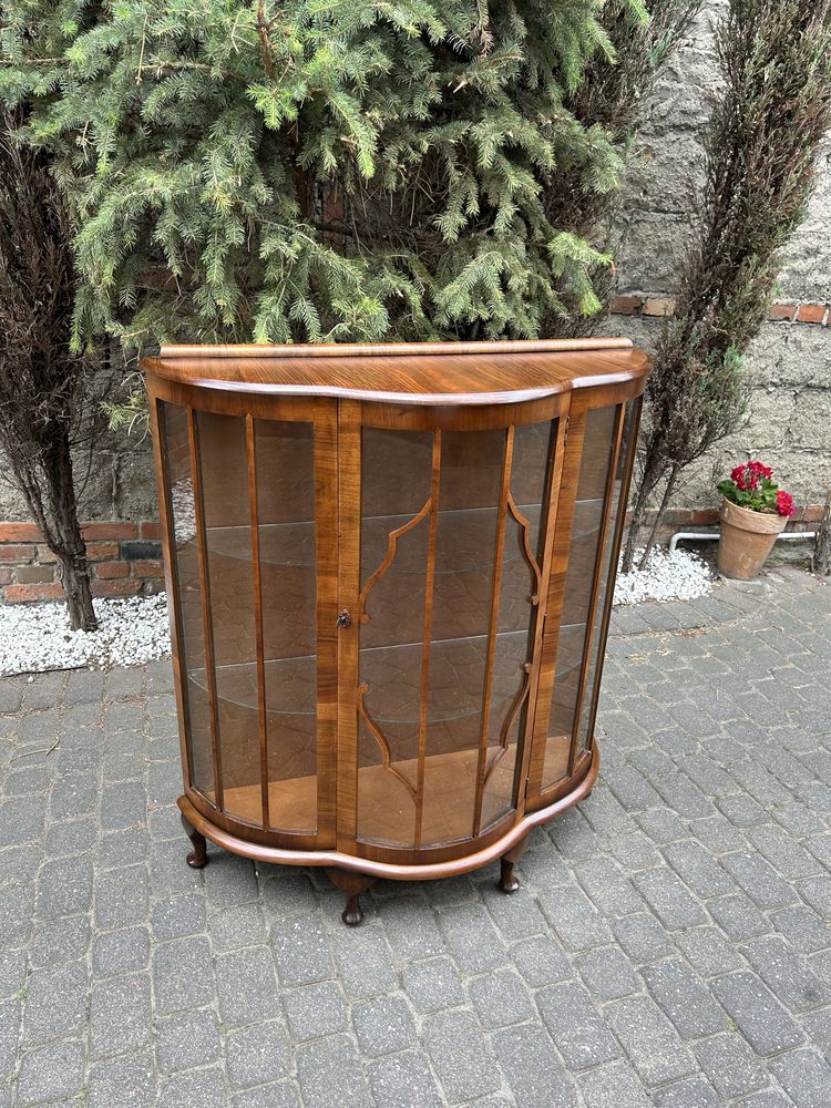 Stylowa Witryna Ludwikowska Kredens Ludwik Biblioteka Po Renowacji
