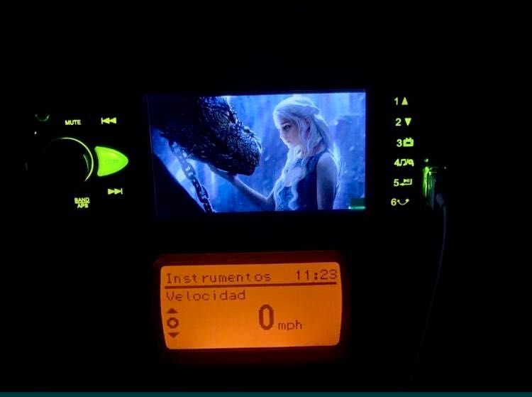 Auto-Rádio Mp5 1 din Novo Full-HD, USB,SD,60x4w Novo em caixa