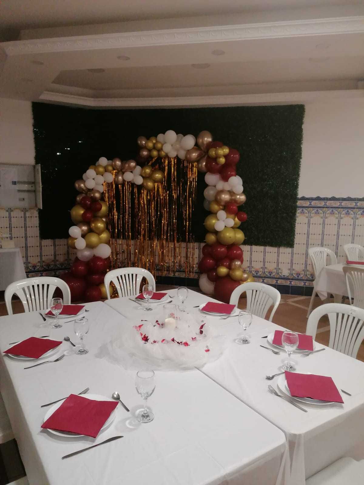 Espaço, salão, sala para festas e eventos