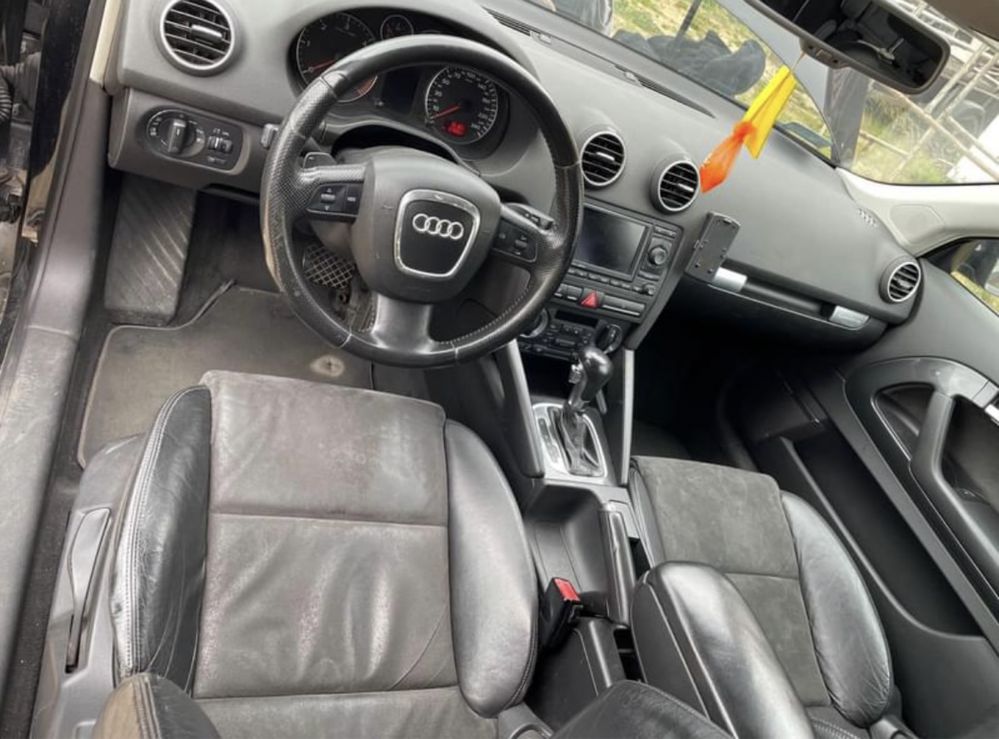 Audi a3 8p 2006 2.0 tdi DSG- łopatki, bose, alcantara