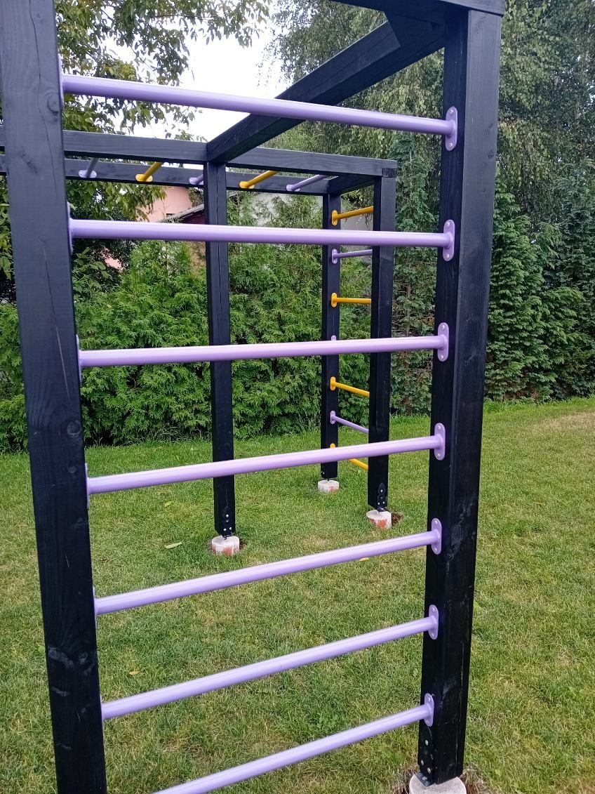 Metalowy drążek 60cm na plac zabaw, siłownie, drabinka