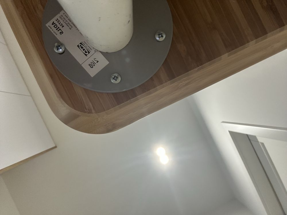 Biurko blat bambusowy ikea hilver transport