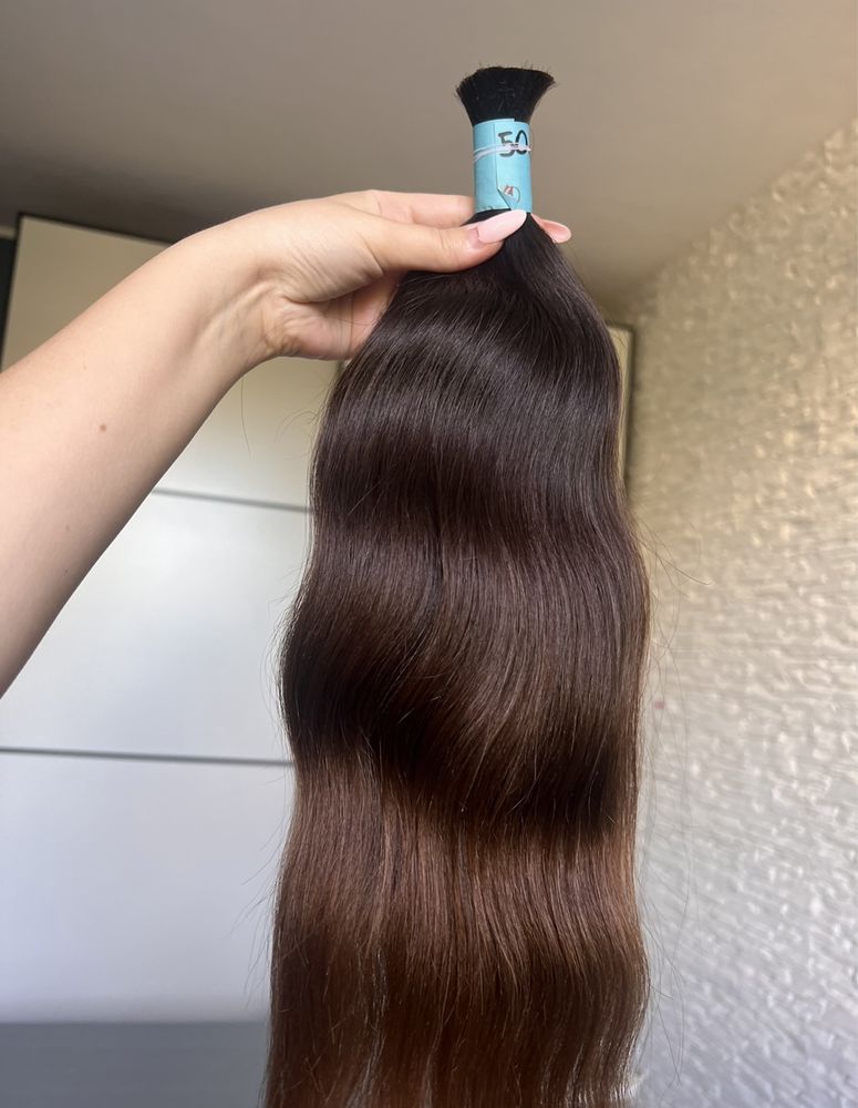 #9 wlosy dziewicze 50 cm 84 gr ombre
