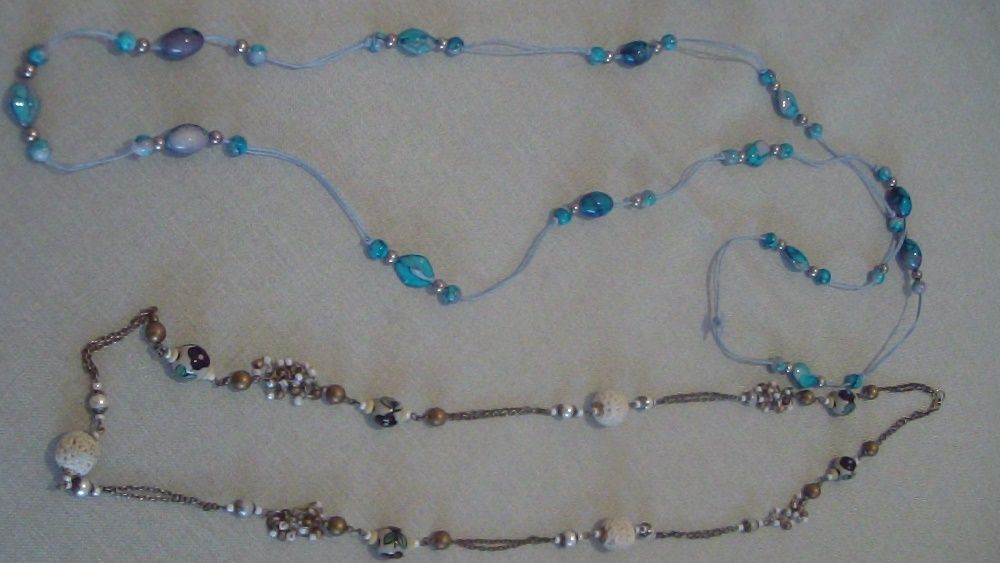 Biżuteria sztuczna naszyjniki łańcuchy kolczyki