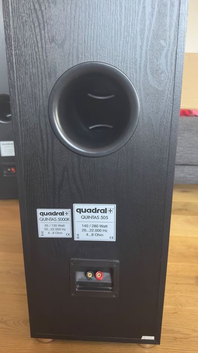Amplituner Onkyo HT-R538 z odtwarzaczem bluray i kolumnami Quadral 505