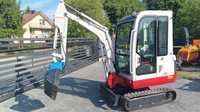 Takeuchi 1.7t Poszerzana! Lenhoff łyżka hydrauliczna! Niemcy !Koparka