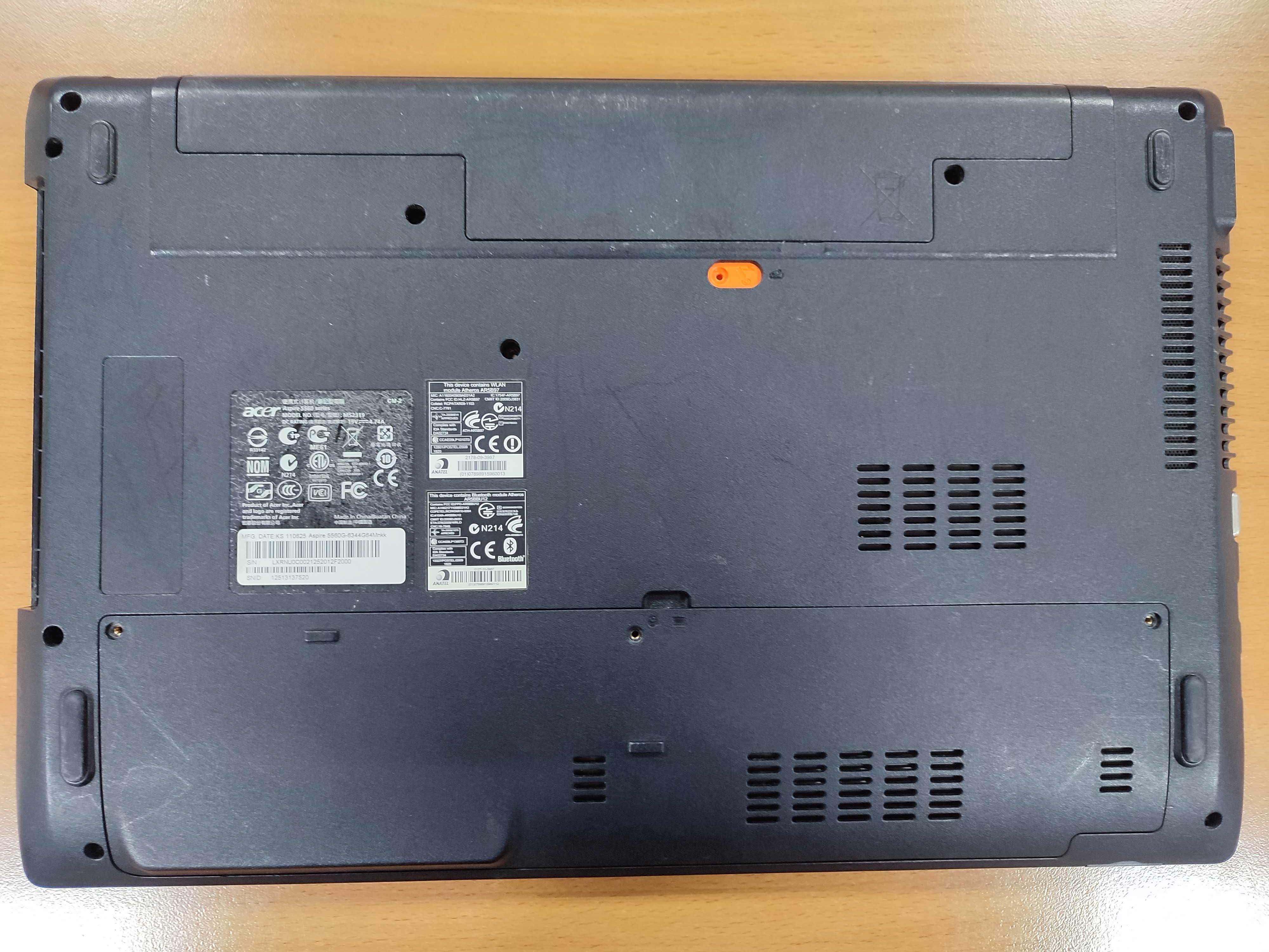 Acer aspire 5560g ms2319 під розбір