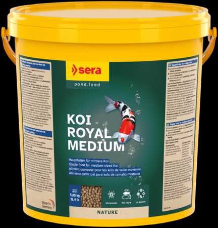 Comida para carpa koi SERA Koi Royal Medium 21 L