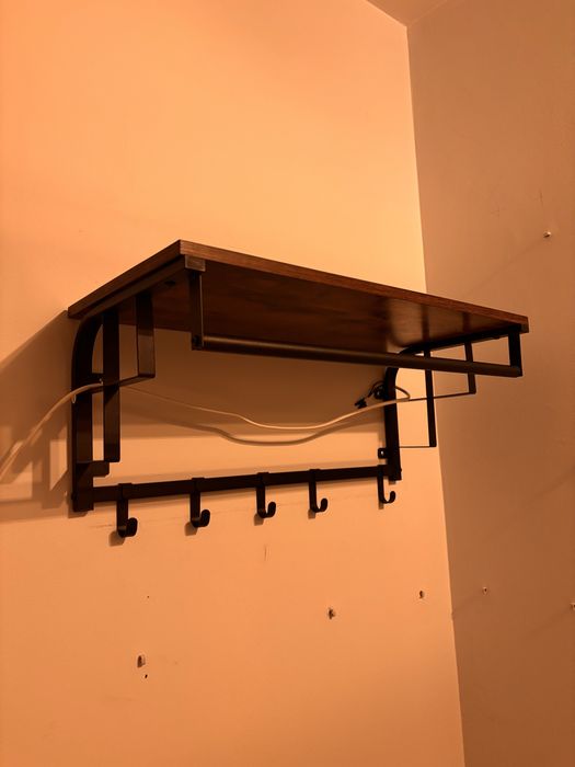 Półka do przedpokoju w stylu LOFT industrialny