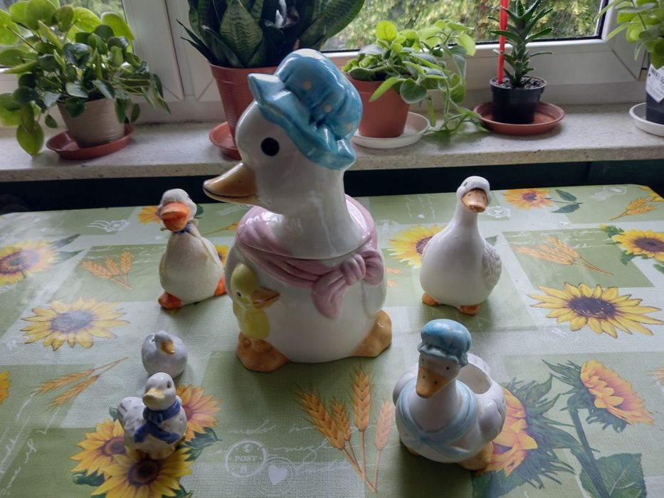 Kaczki z ceramiki