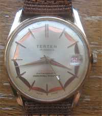 Terten Vintage de Corda - Calendar - Antimagnetic - Swiss Made