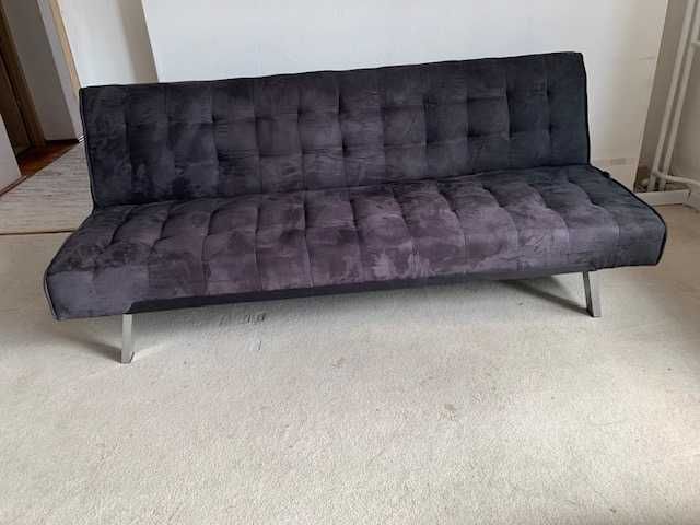 Sofa nierozkładana 3 osobowa - siwa