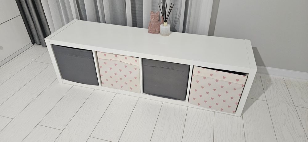 Regał ikea Kallax 4 wklady