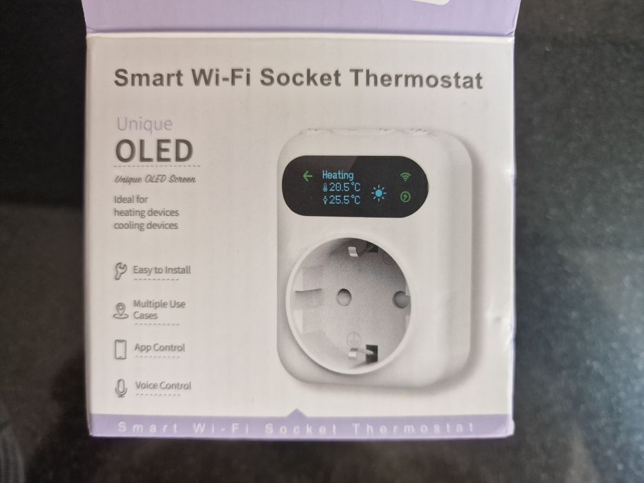 Tomada inteligente WI-FI com termostato