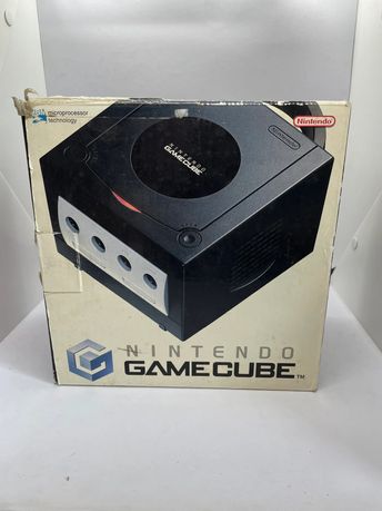 Konsola Nintendo GameCube Czarna + Karton + Instrukcja Zestaw 2 Pady