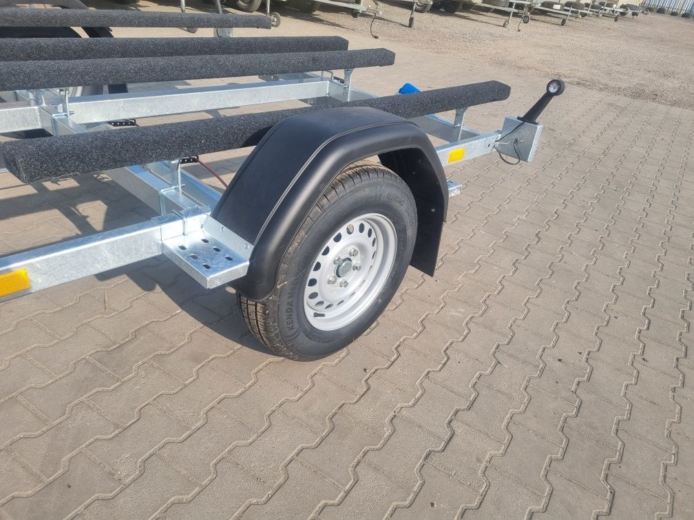 Przyczepa podwójna pod skutery pod dwa Nie Widpol, hamowana Producent