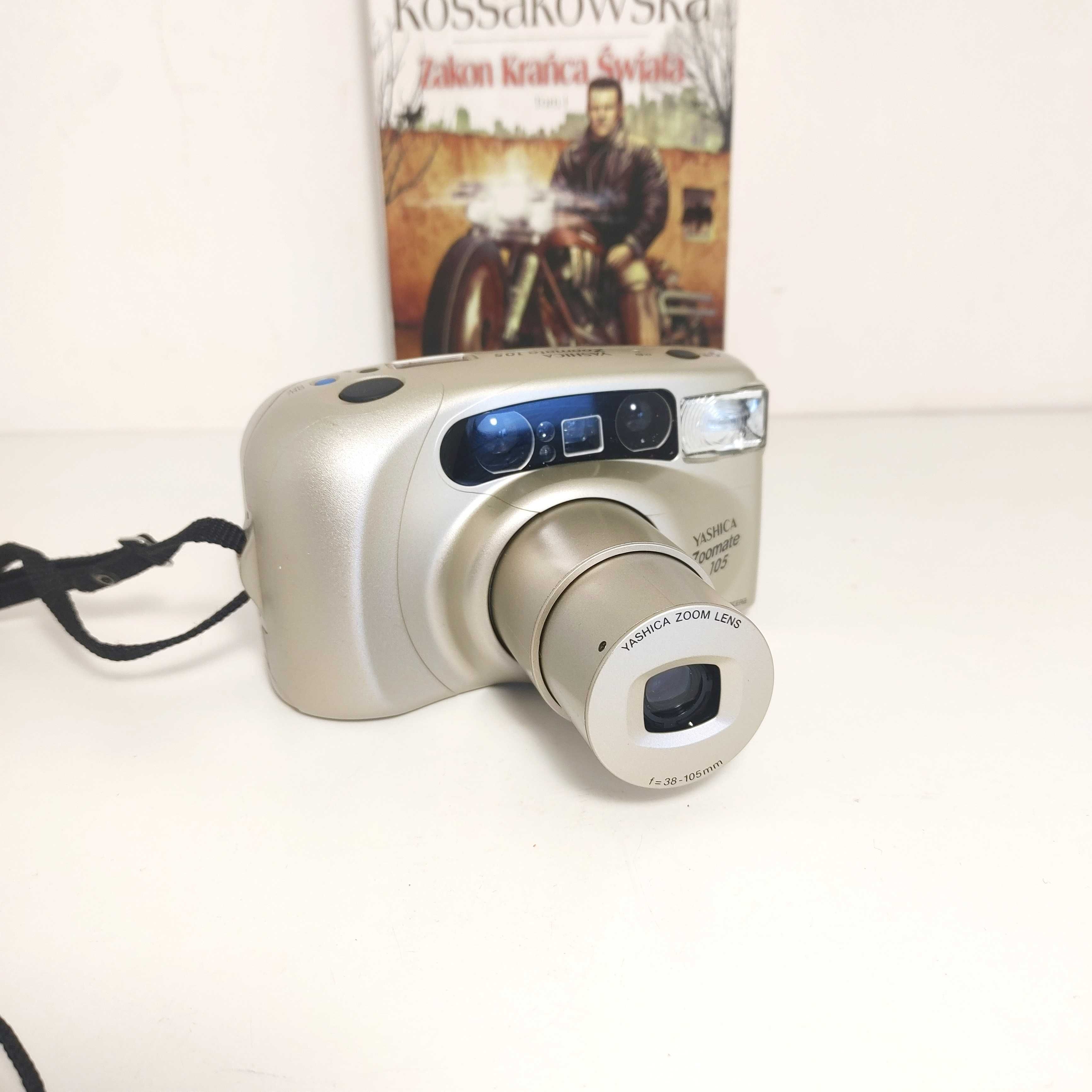 Bardzo ładna niepospolita YASHICA Zoomate 105 Analogowy aparat foto